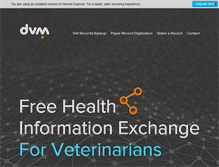 Tablet Screenshot of dvm.com
