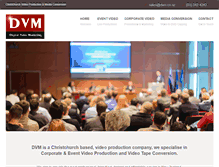 Tablet Screenshot of dvm.co.nz